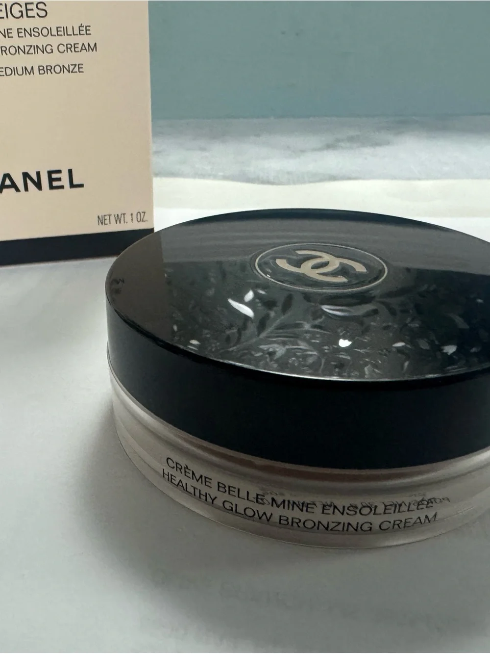 CHANEL Les Beiges Healthy Glow Bronzing Cream - Beige and Black Packaging